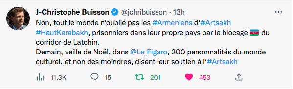 JC Buisson : Tribune dans le Figaro de 200 personnalités