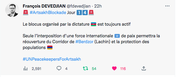 François Devedjian : Pour l&rsquo;interposition d&rsquo;une force internationale