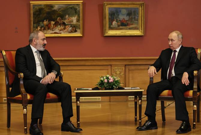 Vladimir Poutine à Nikol Pachinian :La question principale est le règlement de la situation dans le Sud-Caucase