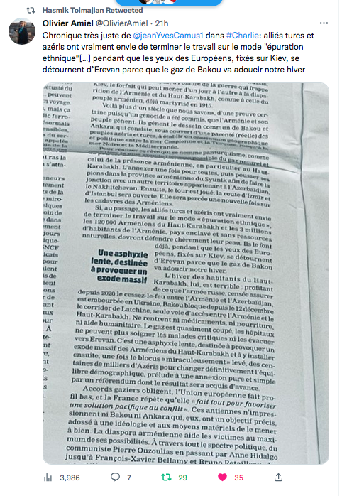 Olivier Amiel : Chronique très juste de Jean-Yves Camus