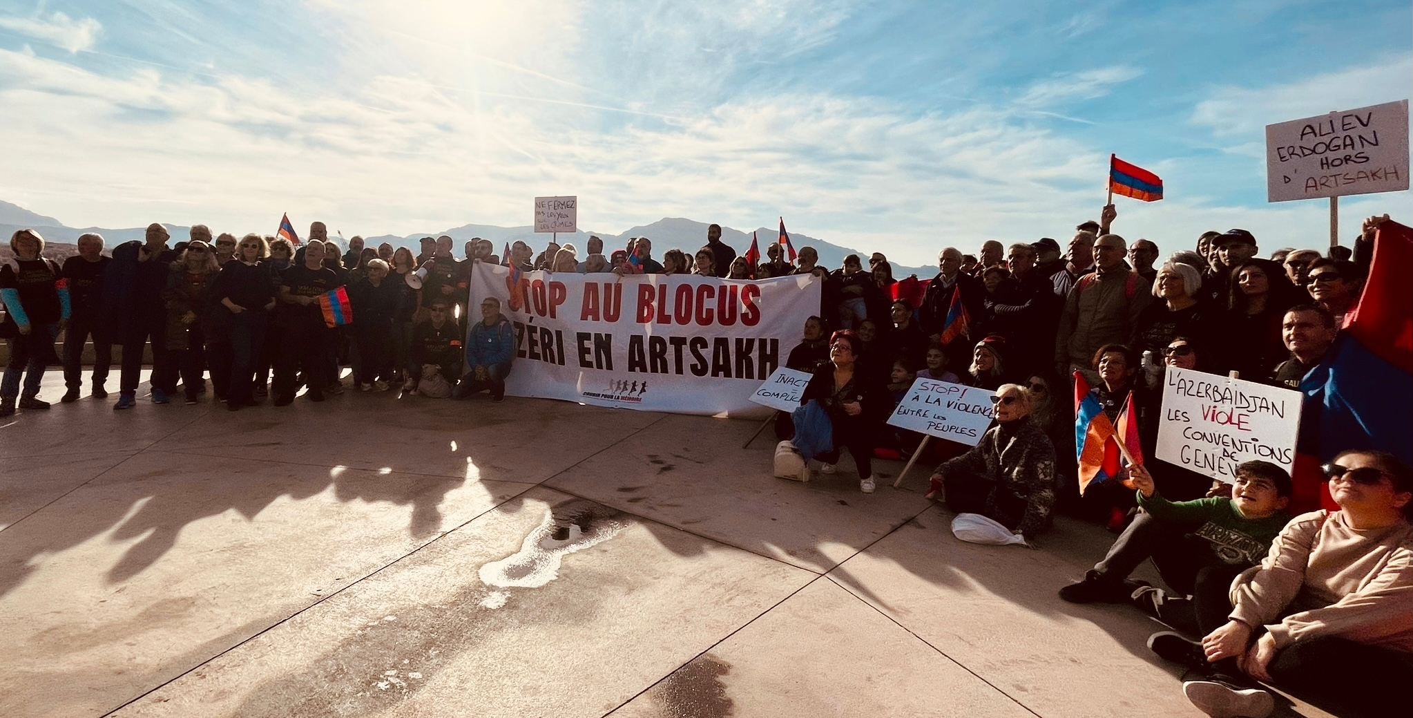 Marche pour l&rsquo;Artsakh à Marseille