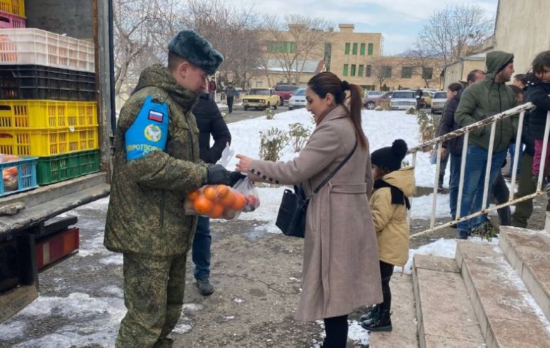 Les Forces russes ont porté une assistance à 237 familles dans la région de Martouni (Artsakh), aide d’une organisation arménienne
