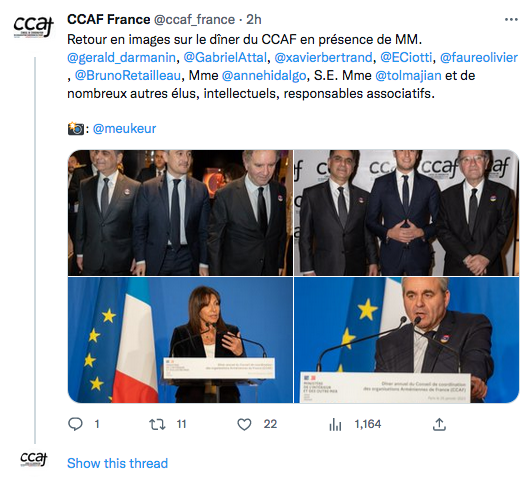CCAF : retour en images sur le dîner