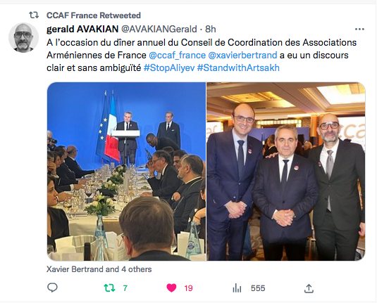Gérald Avakian : discours clair de Xavier Bertrand