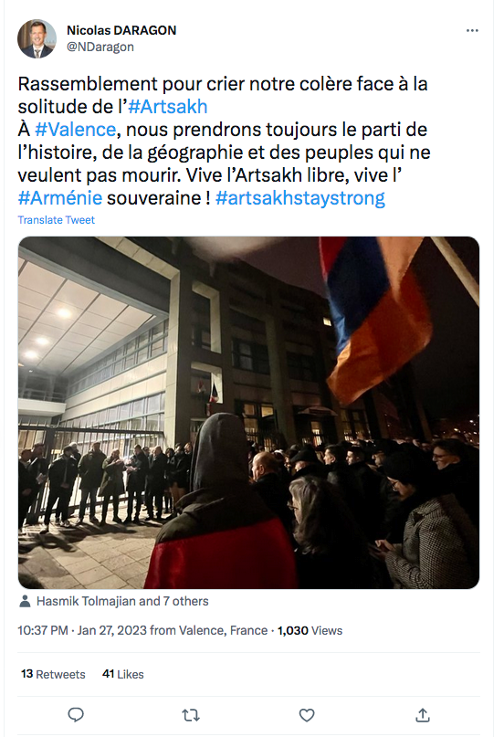 Nicolas Daragon : avec le rassemblement pour la levée du Blocus