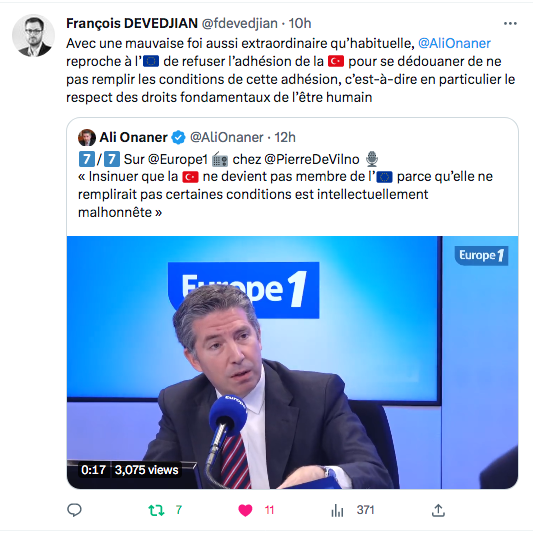 François Devedjian : La mauvaise foi habituelle d&rsquo;Onaner