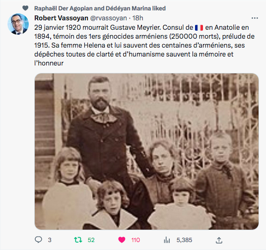 Robert Vassoyan : en mémoire de Gustave Meyrier