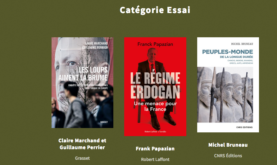Les Trophées des NAM catégorie Essai