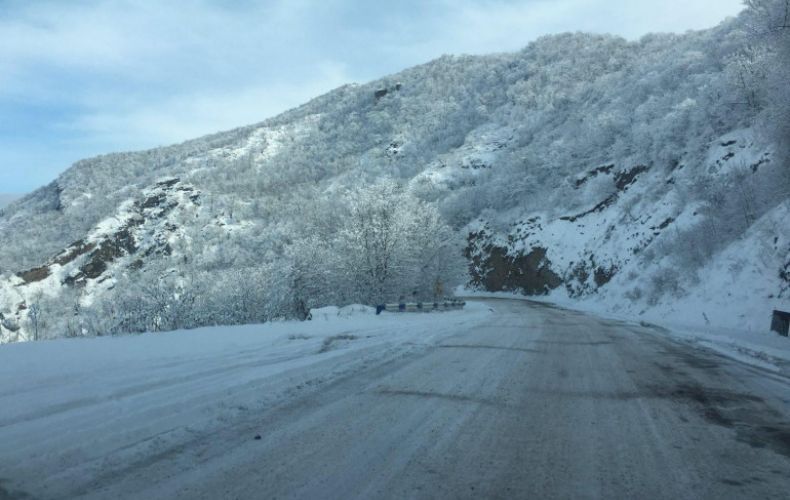 En raison des pseudo « éco-activistes » azéris, les travaux de déneigement n&rsquo;ont pas été effectués sur la route Stepanakert-Goris