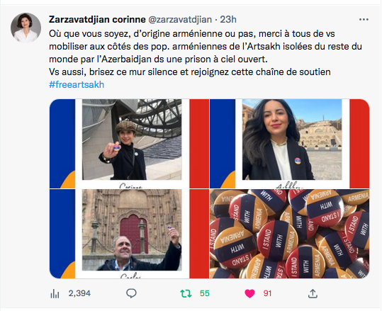 Corinne Zarzavatdjian : rejoignez la chaine de soutien !