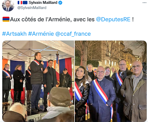 S. Maillard : Au côté de l&rsquo;Arménie