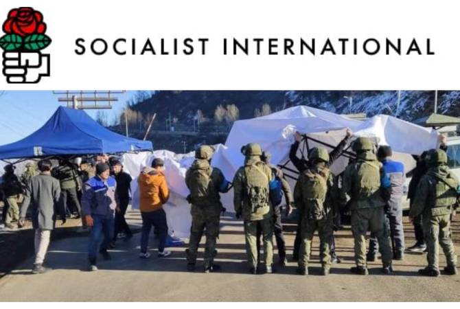 L&rsquo;Internationale Socialiste a appelé l&rsquo;Azerbaïdjan à ouvrir le corridor de Latchine
