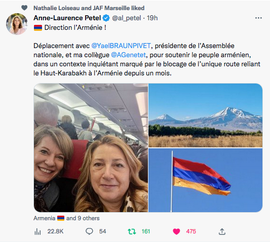 Anne-Laurence Petel : Direction l&rsquo;Arménie !