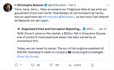 JC Buisson : l&rsquo;étau se resserre sur l&rsquo;oligarque Aliev