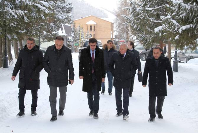 L&rsquo;ambassadeur de Russie en Arménie a visité la ville de Jermuk dans la région de Vayots Dzor