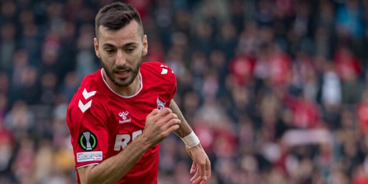 L’international arménien Sargis Adamyan a participé au match Cologne-Leipzig en Bundesliga