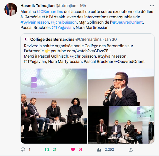 Hasmik Tolmajian : soirée exceptionnelle aux Bernardins
