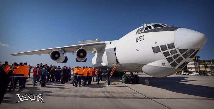 L&rsquo;équipe de secours arménienne est arrivée en Syrie