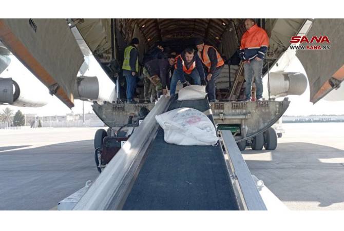 Le deuxième avion arménien transportant de l&rsquo;aide humanitaire a atterri à l&rsquo;aéroport d&rsquo;Alep