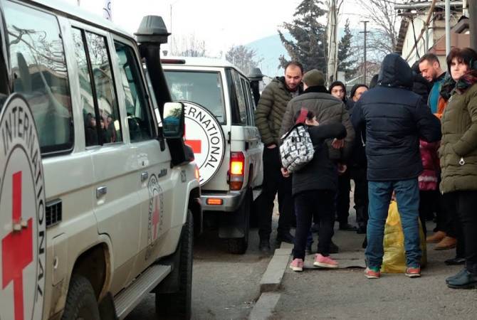 7 personnes de l&rsquo;Artsakh ont été transférées dans les centres médicaux d&rsquo;Arménie accompagnées par le Comité international de la Croix-Rouge