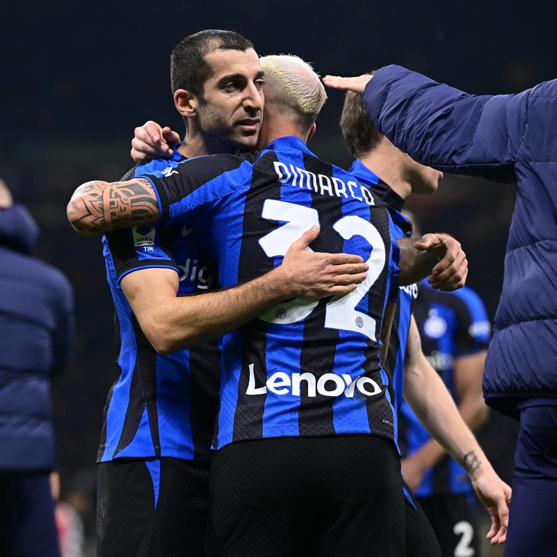 Inter Milan-Udinese (3-1) avec un superbe but de l’ex-international arménien Henrikh Mkhitaryan, classé Meilleur joueur du match