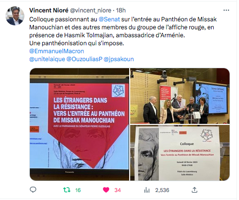 Vincent Nioré : Colloque passionnant au Sénat
