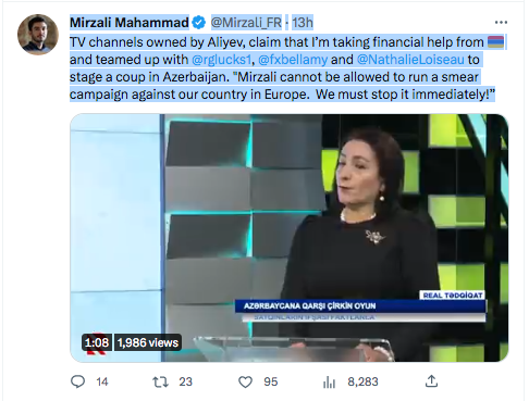 Mahamad Mirzali : les délires de la télé azerbaïdjanaises