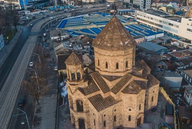 La rue Krikor Lousavorich (Grégoire l’Illuminateur) à à Dnipro en Ukraine