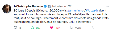 JC Buisson : Blocus, le manque de courage des Etats