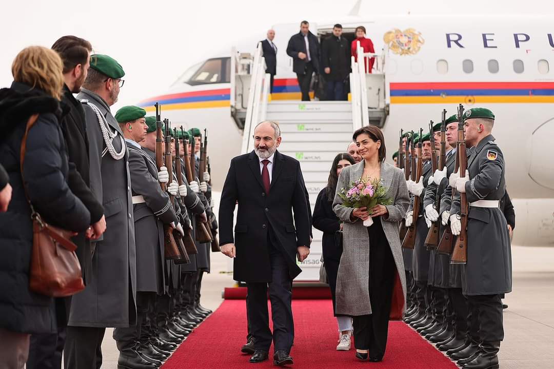 Le Premier ministre arménien Nicol Pachinian est arrivé à Berlin pour une visite de travail de deux jours en Allemagne