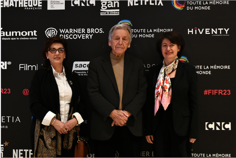 HAMO BEK-NAZARIAN : Costa Gavras et SE Hasmik Tolmajian à la cinémathèque