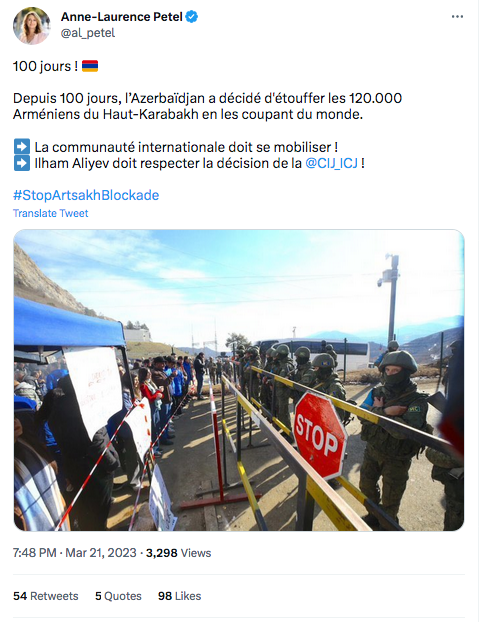 Anne-Laurence Petel : se mobiliser contre le blocus