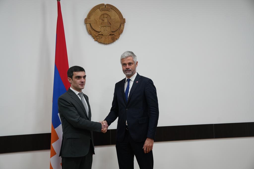 Laurent Wauquiez rencontre les responsables d&rsquo;Artsakh et d&rsquo;Arménie