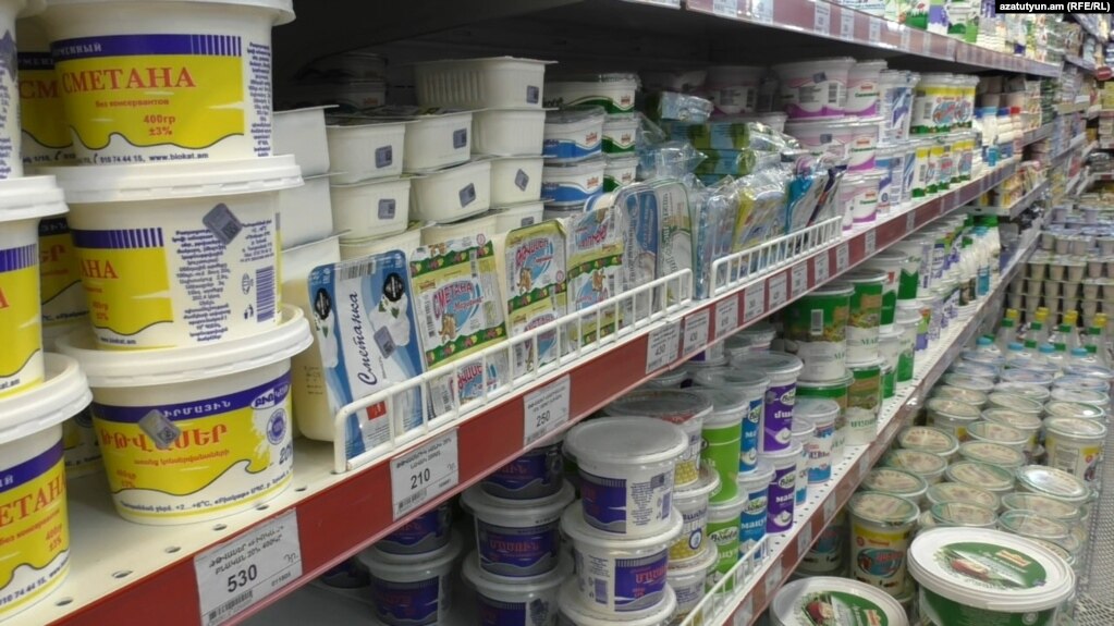 La Russie interdit les importations de produits laitiers en provenance d&rsquo;Arménie