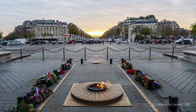 Ravivage de la flamme le 23 avril