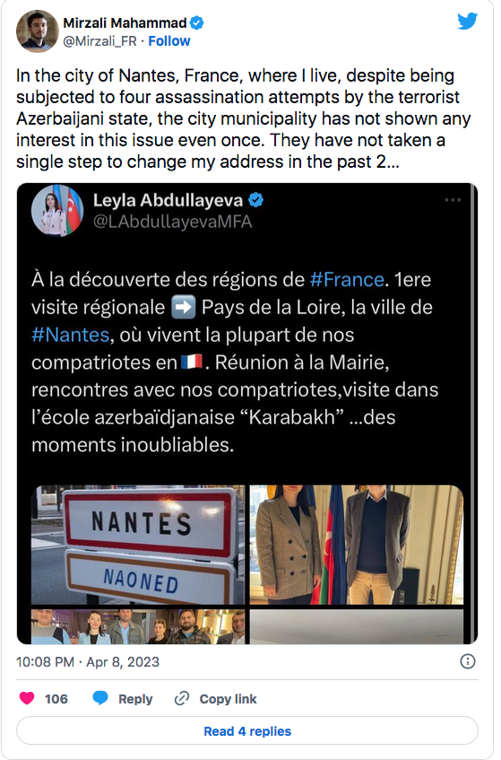 Mahamad Mirzali : l&rsquo;attitude honteuse de la maire de Nantes