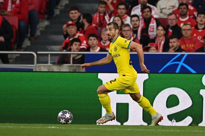 L’inter Milan avec Henrikh Mkhitaryan s’est imposé 2-0 face à Benfica en quart de finale aller de la Ligue des Champions