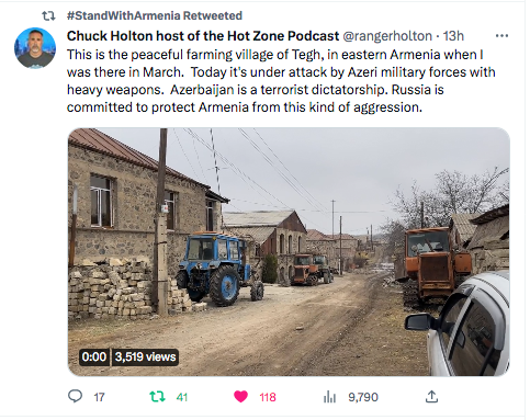 Chuck Holton, animateur du podcast Hot Zone : le village de Tegh, avant…