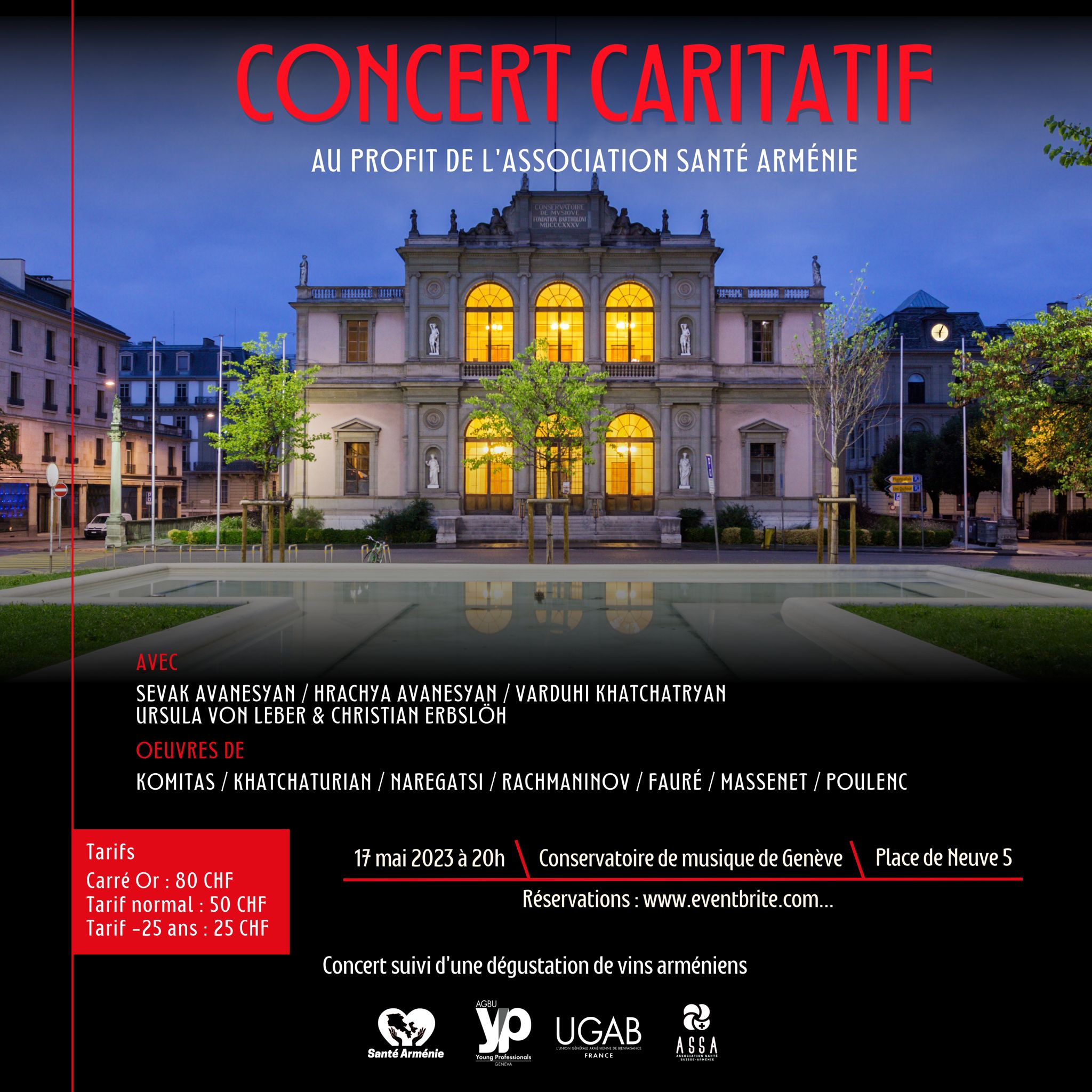 Concert caritatif au profit de « Santé Arménie »
