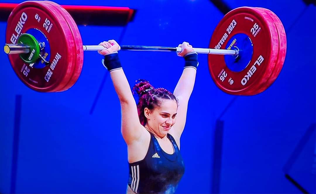 Tatev Hakobyan (Arménie), vice-championne d&rsquo;Europe d&rsquo;haltérophilie à Erévan