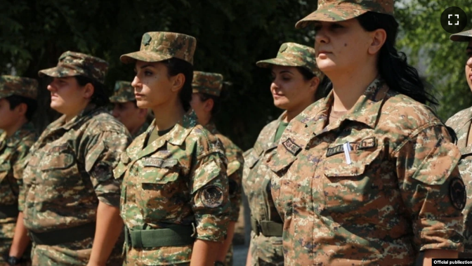 L&rsquo;Arménie va introduire un service militaire volontaire pour les femmes