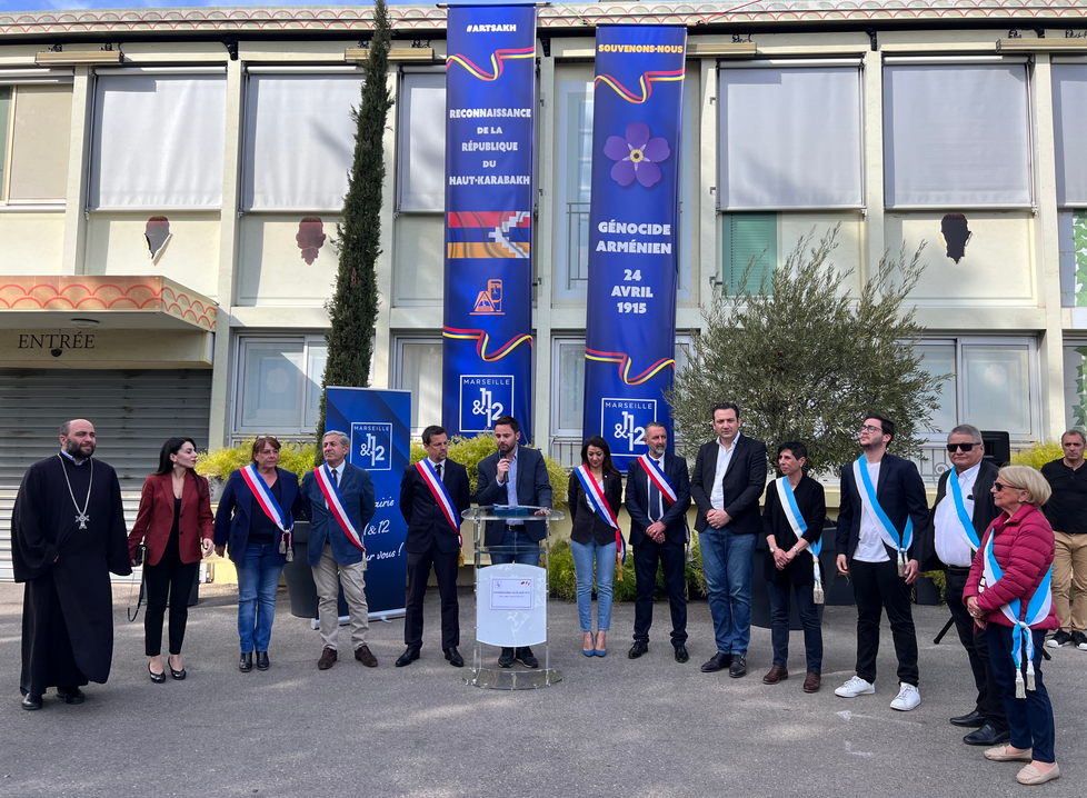 La mairie du 11&12 de Marseille commémore le 108e anniversaire du génocide des Arméniens