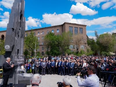 Une fontaine-mémorial commémorant les héros de l&rsquo;opération « Nemesis » a été ouverte à Erevan