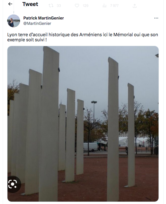 Patrick Martin Genier : Lyon terre d’accueil historique des Arméniens