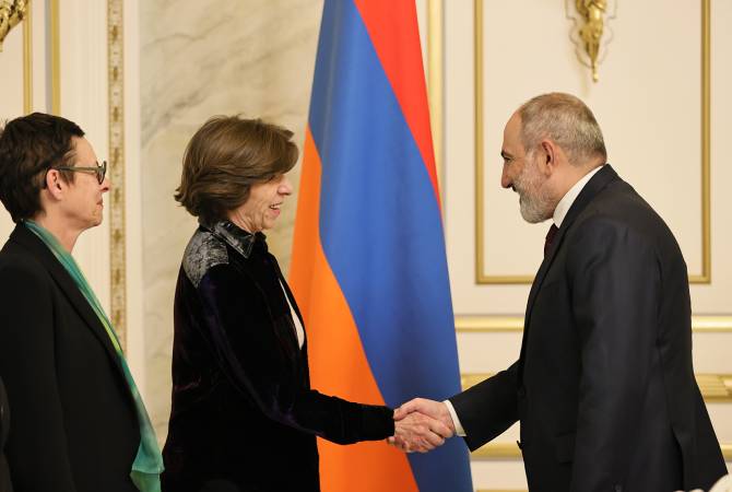Le Premier ministre arménien a reçu Catherine Colonna, ministre de l’Europe et des Affaires étrangères de la République française