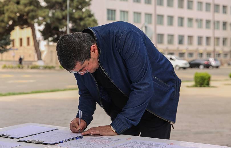 Le président de l’Artsakh, Araik Harutyunyan, a signé la pétition « Non au nettoyage ethnique de l&rsquo;Artsakh »