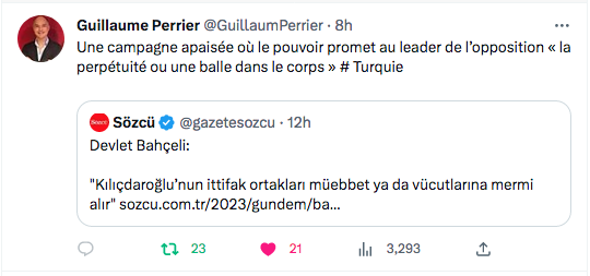 Guillaume Perrier : les menaces du pouvoir turc