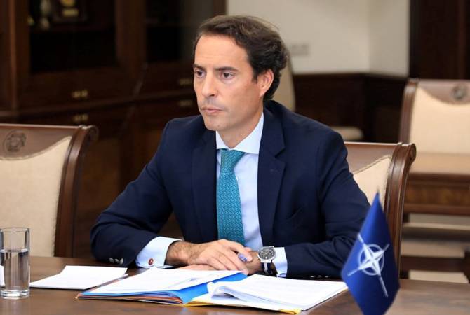 L&rsquo;OTAN soutient la normalisation des relations entre l&rsquo;Arménie et l&rsquo;Azerbaïdjan affirme Javier Colomina