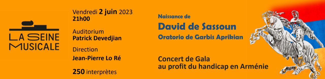 Concert au profit du handicap en Arménie
