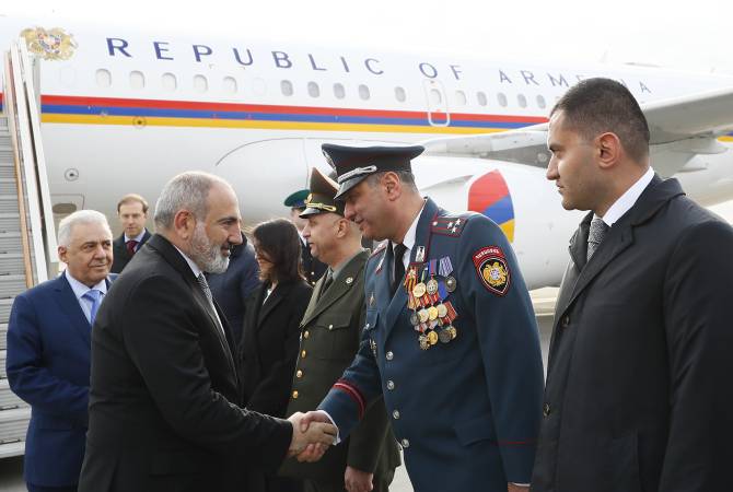 Le Premier ministre arménien est arrivé à Moscou pour une visite de travail